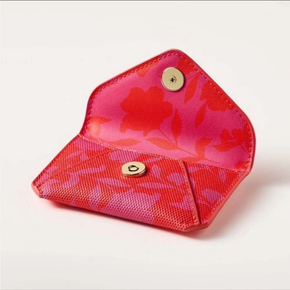 Kate Spade Floral Rose Envelope Card Case